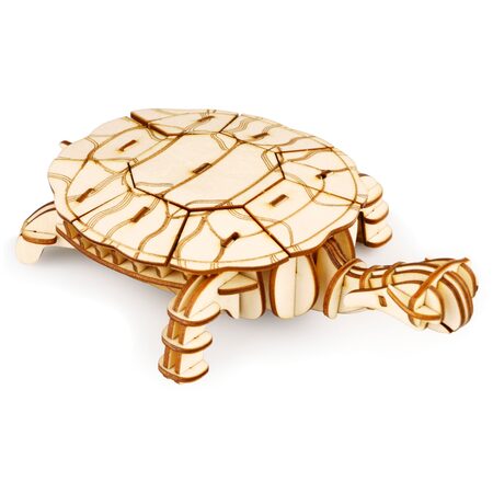 RoboTime dřevěné 3D puzzle Želva