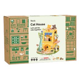 RoboTime miniatura domečku Kočičí dům