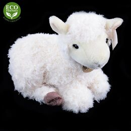 Rappa Plyšová ovečka ležící 25 cm ECO-FRIENDLY