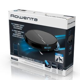 Robotický vysavač s mopem a mobilní aplikaci Rowenta X-PLORER Serie 60 RR7455WH Animal Care černý