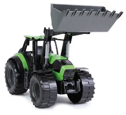 Traktor se lžící Worxx plast 45cm 1:15 v krabici DeutzFahr Agrotron 7250