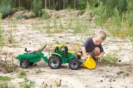 LENA Traktor se lžící a přívěsem 110 cm