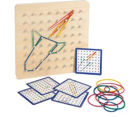 small foot Dřevěná deska Geoboard