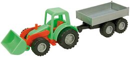 Lena 1240 Mini Compact Traktor s přívěsem plast 24cm v krabici