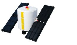 Stavebnice SEVA VESMÍR Družice plast 425ks v krabici 35x33x5cm