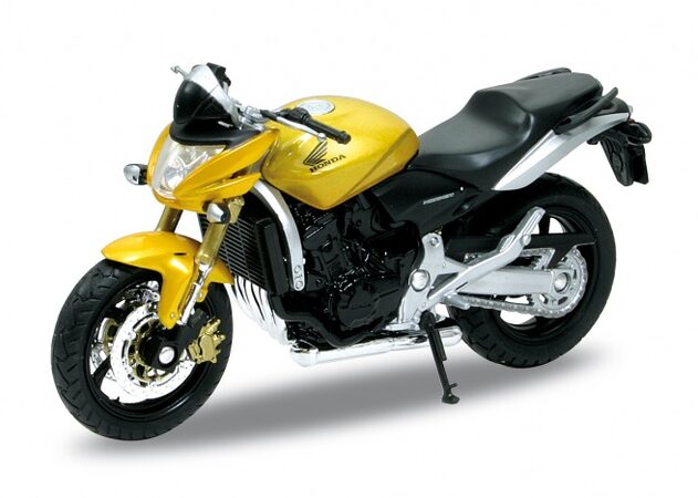Welly Motocykl Honda Hornet 1:18 žlutý