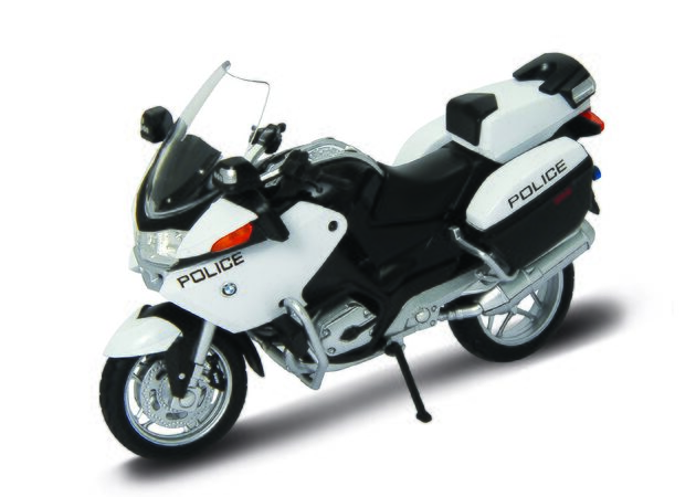 Welly Motocykl BMW R1200 RT 1:18 policejní bílý