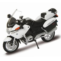 Welly Motocykl BMW R1200 RT 1:18 policejní bílý