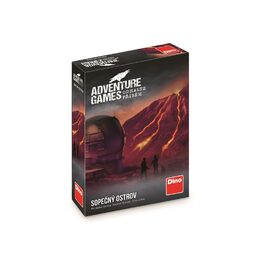 Adventure games: Sopečný ostrov společenská hra v krabici 13x18x4cm