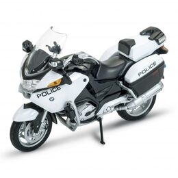 Welly Motocykl BMW R1200 RT 1:18 policejní bílý