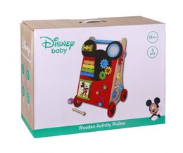 Hračka Disney baby dřevěné aktivní chodítko Mickey