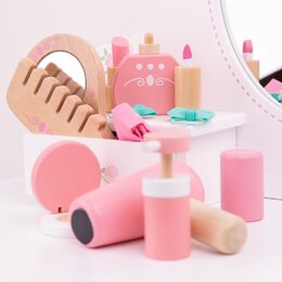 Bigjigs Toys Dřevěná kosmetická souprava