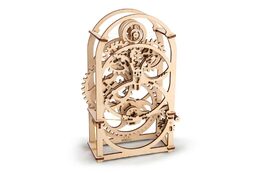 Ugears 3D dřevěné mechanické puzzle Hodinový strojek