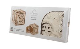 Ugears 3D dřevěné mechanické puzzle Trezor