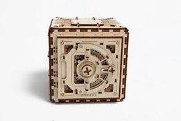 Ugears 3D dřevěné mechanické puzzle Trezor