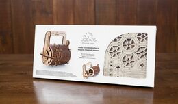 Ugears 3D dřevěné mechanické puzzle Zámek