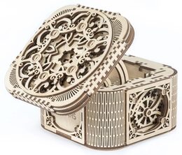 Ugears 3D mechanické puzzle Šperkovnice 190 ks