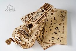 Ugears 3D dřevěné mechanické puzzle Niněra (Hurdy-Gurdy)