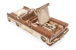 Ugears 3D dřevěné mechanické puzzle VM-05 Auto (50&#039;s convertible)