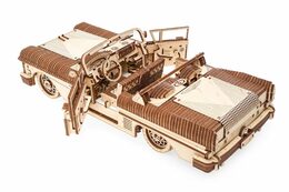 Ugears 3D dřevěné mechanické puzzle VM-05 Auto (50&#039;s convertible)