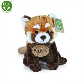 Rappa Plyšová panda červená 18 cm ECO-FRIENDLY