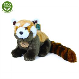 Rappa Plyšová panda červená 25 cm ECO-FRIENDLY