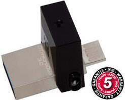 Flash USB Kingston DataTraveler Micro Duo 3.0 64GB OTG MicroUSB/USB 3.0 - černý