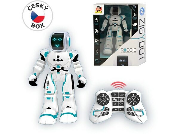 Robot Zigybot Robbie - robotický kamarád