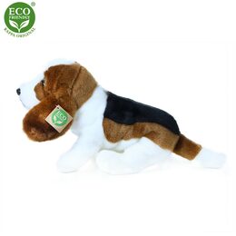 Rappa Plyšový basset 32 cm ECO-FRIENDLY