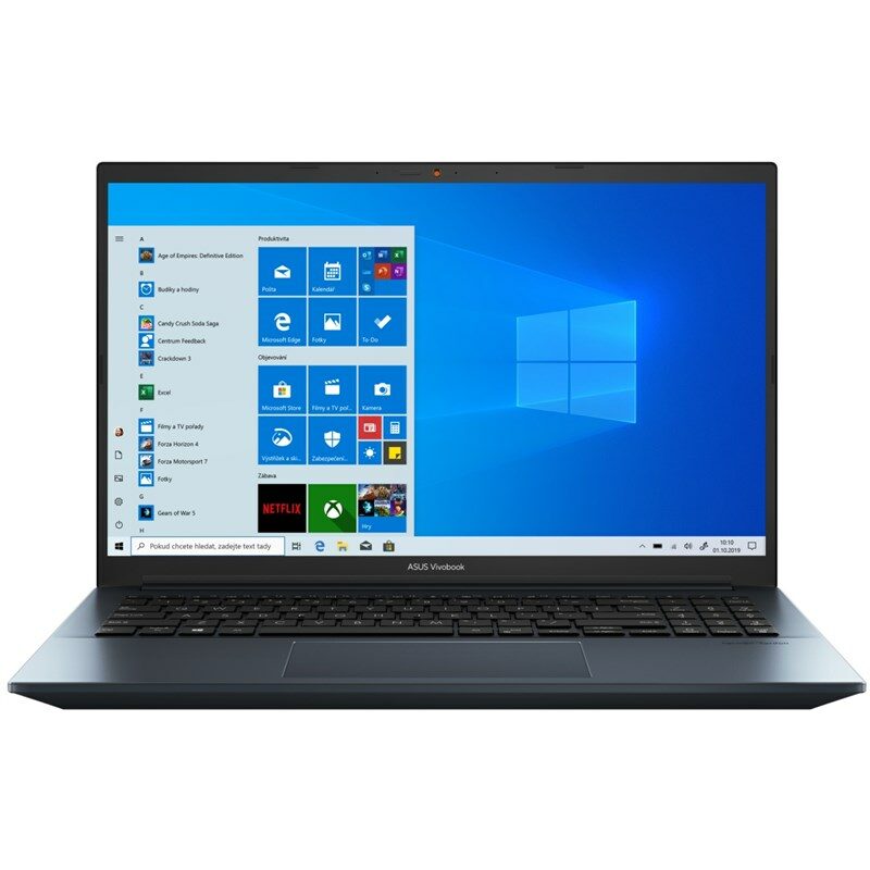 Ntb Asus VivoBook 15 Pro OLED (K3500PH-OLED069T) 11300H, 15.6", 8GB, 512GB, bez mechaniky, nVidia GeForce GTX 1650 Max Q, 4GB, W10 Home - modrý