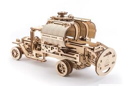 Ugears 3D dřevěné mechanické puzzle UGM-11 Náklaďák s cisternou