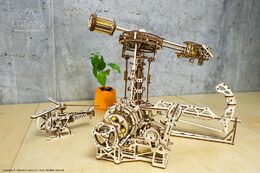 Ugears 3D dřevěné mechanické puzzle Létající stroje