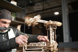 Ugears 3D dřevěné mechanické puzzle Létající stroje