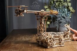 Ugears 3D dřevěné mechanické puzzle Létající stroje