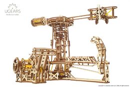 Ugears 3D dřevěné mechanické puzzle Létající stroje