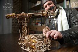 Ugears 3D dřevěné mechanické puzzle Létající stroje
