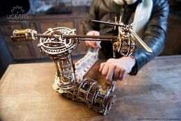 Ugears 3D dřevěné mechanické puzzle Létající stroje