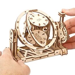 Ugears 3D dřevěné mechanické puzzle STEM náhodný generátor