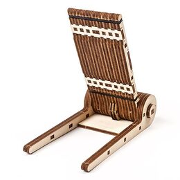 Ugears 3D dřevěné mechanické puzzle Skládací stojan na telefon