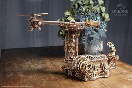 Ugears 3D dřevěné mechanické puzzle Létající stroje