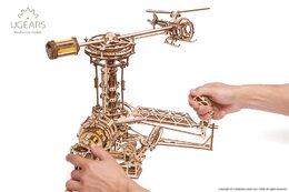 Ugears 3D dřevěné mechanické puzzle Létající stroje