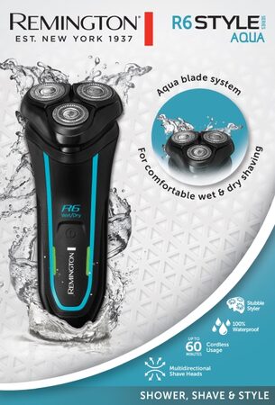 Holicí strojek Remington R6000 R6 Style Series Aqua Rotary Shaver