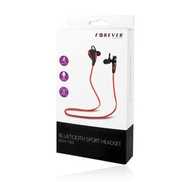 Bluetooth sluchátka Forever BSH-100 černo červené