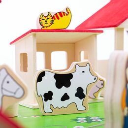 Bigjigs Toys Velká dřevěná farma