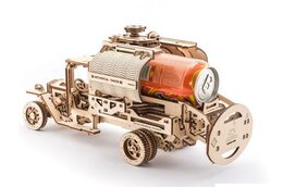 Ugears 3D dřevěné mechanické puzzle UGM-11 Náklaďák s cisternou