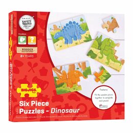 Bigjigs Toys puzzle 3v1 dinosauři