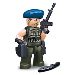 Sluban Figurky M38-B0586 Policajti a zloději - 1ks A