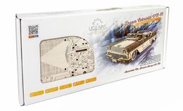 Ugears 3D dřevěné mechanické puzzle VM-05 Auto (50&#039;s convertible)