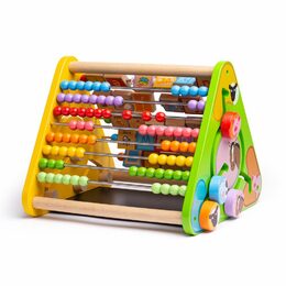 Bigjigs Baby Aktivní trojúhelník s angličtinou - poškozený obal