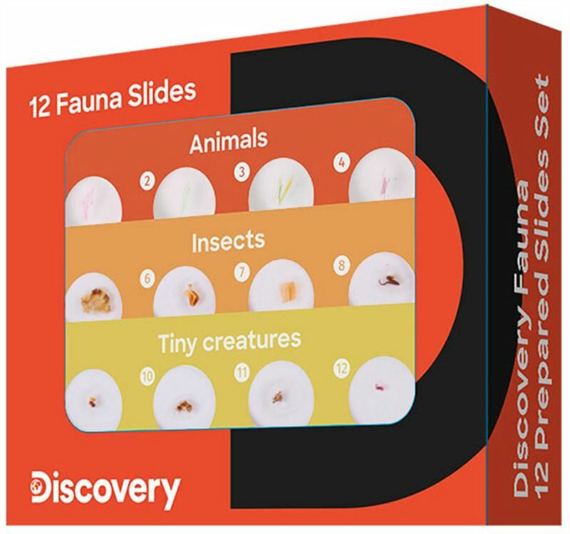 Discovery Fauna 12 Prepared Slides Set